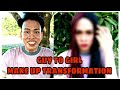 GUY TO GIRL MAKE UP TRANSFORMATION | ROMEO MORENO