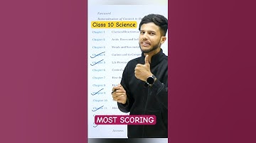 Most Important Chapters of Class 10 Science || Most Scoring Chapters Class 10 Science || #shorts