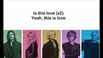 R5 - I Can't Say Im In Love - LYRICS