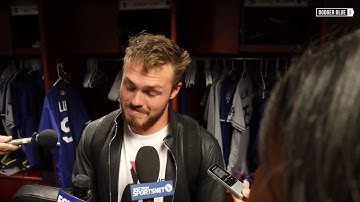 2022 Dodgers Opening Day: Gavin Lux explains stumbling slide into home plate