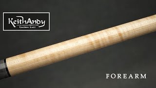キュー キースアンディ ブラックジャック 白グレーwk｜pool cue Keith