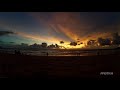 Таймлапс закат пляж Карон Пхукет Тайланд