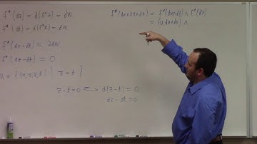 Advanced Calculus: form integration, start of E and M in diff forms, 10-27-17 part 1