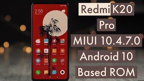 Redmi K20 Pro Android 10 flash file download #2021 #Tech