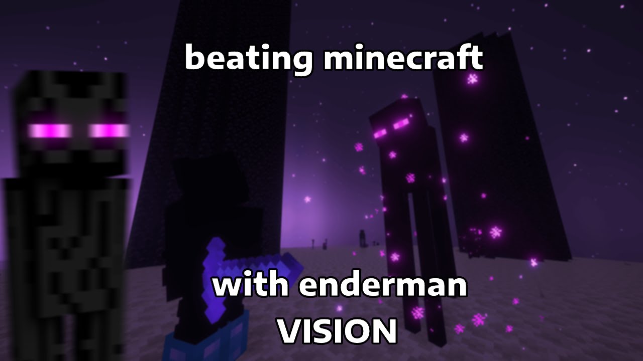 MINECRAFT BUT WITH ENDERMAN VISION ⭐ - YouTube