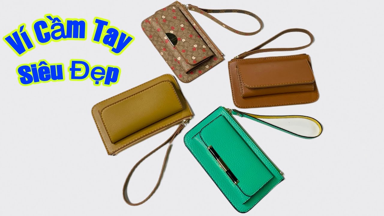 hướng dẫn cách sơn cạnh và may những chiếc ví cầm tay rất đẹp ( bài 66 ) đặt hàng zalo 0962265137