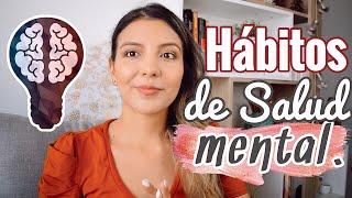 COMO MEJORAR LA SALUD MENTAL, HÁBITOS SALUDABLES | Maria Pabla Psicóloga