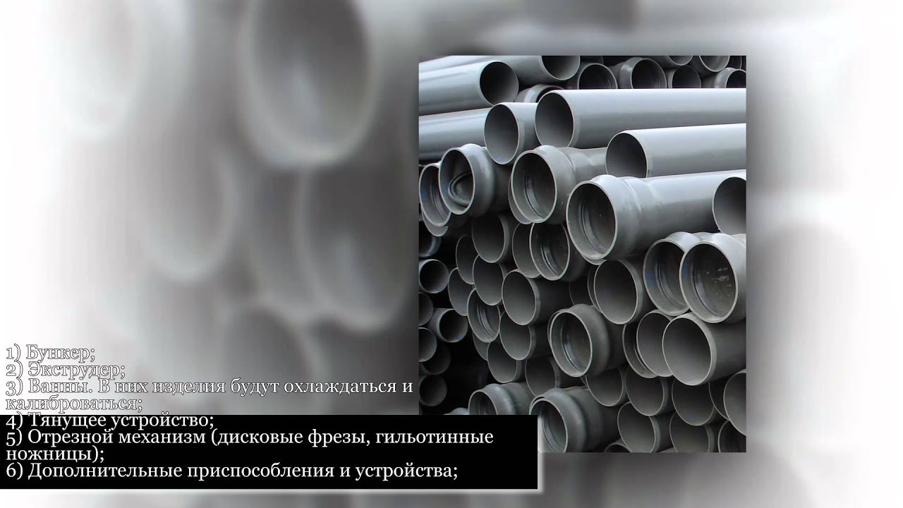 Производство ПВХ труб: бизнес идея - YouTube