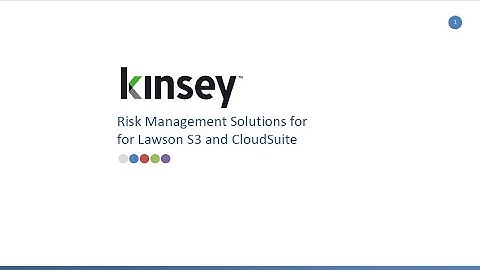 Kinsey Security Reporting, SOD and  Auditing for Infor Lawson S3 and CloudSuite Webinar June 2024