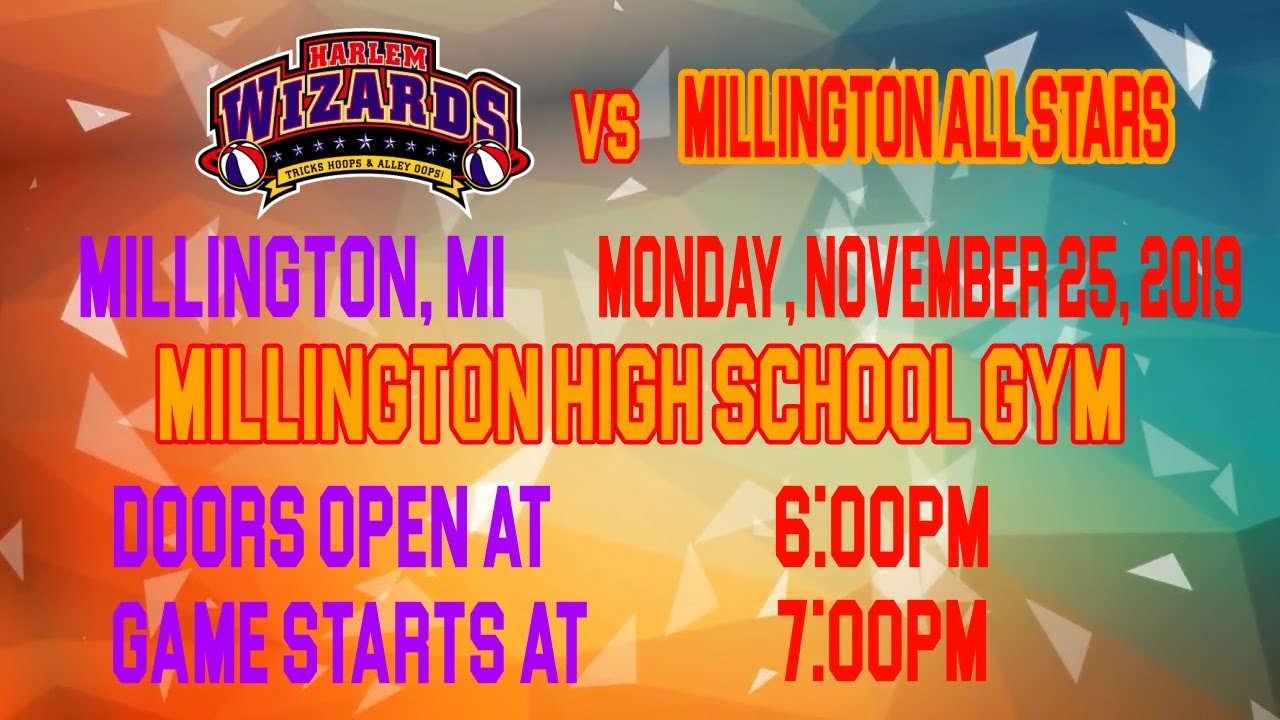 harlem wizards fundraiser MillingtonMI