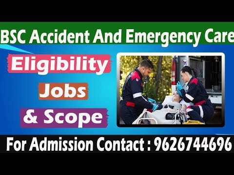 BSC Accident and emergency care - YouTube