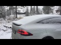 Ice and snow on Tesla Model X
