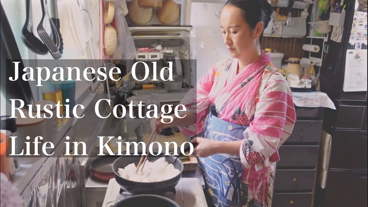 Kimono Daily Life|Japanese Makeup, Hair+Homemaking in a Rustic Cottage