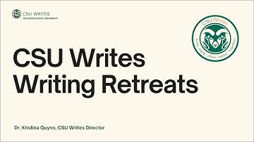 CSU Writes Writing Retreats