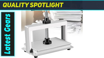 The Ultimate A3 Bookbinding Press Machine: Flawless Flattening Power!