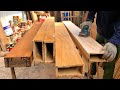 Skillful Woodworking Techniques Young Carpenter // Best Save Space Wall Decoration ideas For Stairs