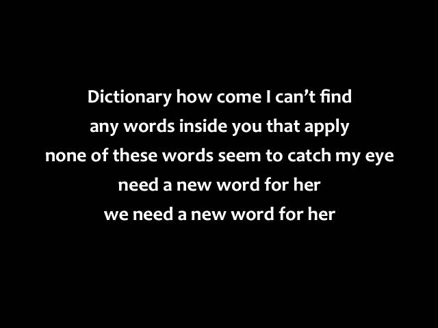 Gabe Bondoc- Dictionary (lyrics) class=