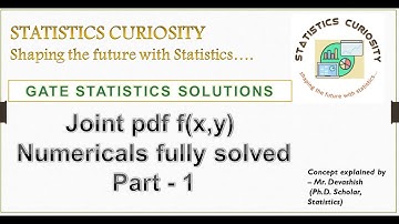 Joint pdf Numericals Part 1 | IIT JAM GATE Statistics