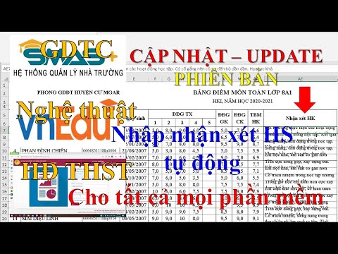 Video Tiện ích Excel nhận xét học sinh môn Giáo dục thể chất... - youtube