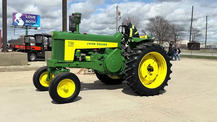 10337 - JOHN DEERE 730 DIESEL (SN# 7327767)-TO SELL APRIL 11, 2025-NEW PARIS, IN