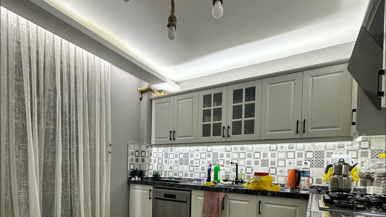 MUTFAK DOLABINA LED IŞIK | ŞERİT LED NASIL BAĞLANIR | MUTFAĞINI CANLANDIR
