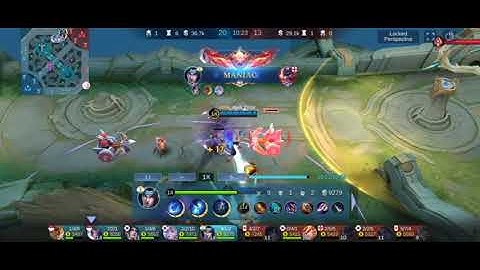 Badang maniac combo with Cecilion #mlbb #mobilelegends # rising #moba 5v5