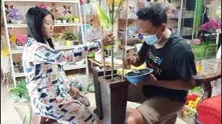 Download lagu Tutorial merangkai bunga sudut matahari jumbo & bunga lili