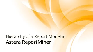 Hierarchy of a Report Model in Astera ReportMiner