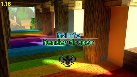 TOP 1 BEST SHADER FOR MCPE 1.18 - RENDER DRAGON!
