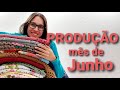 produção de croche do mês de Junho