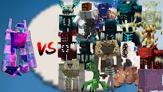 Galaxy iron golem VS All Warden And ALL Mutant Creatures battle in Minecraft/Mob Battle by The N VS MOBS 811 views 1 month ago 14 minutes, 26 seconds