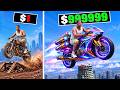 ???? Franklin Upgrading $1 to $1,000,000,000 FLYING BIKE In GTA 5!