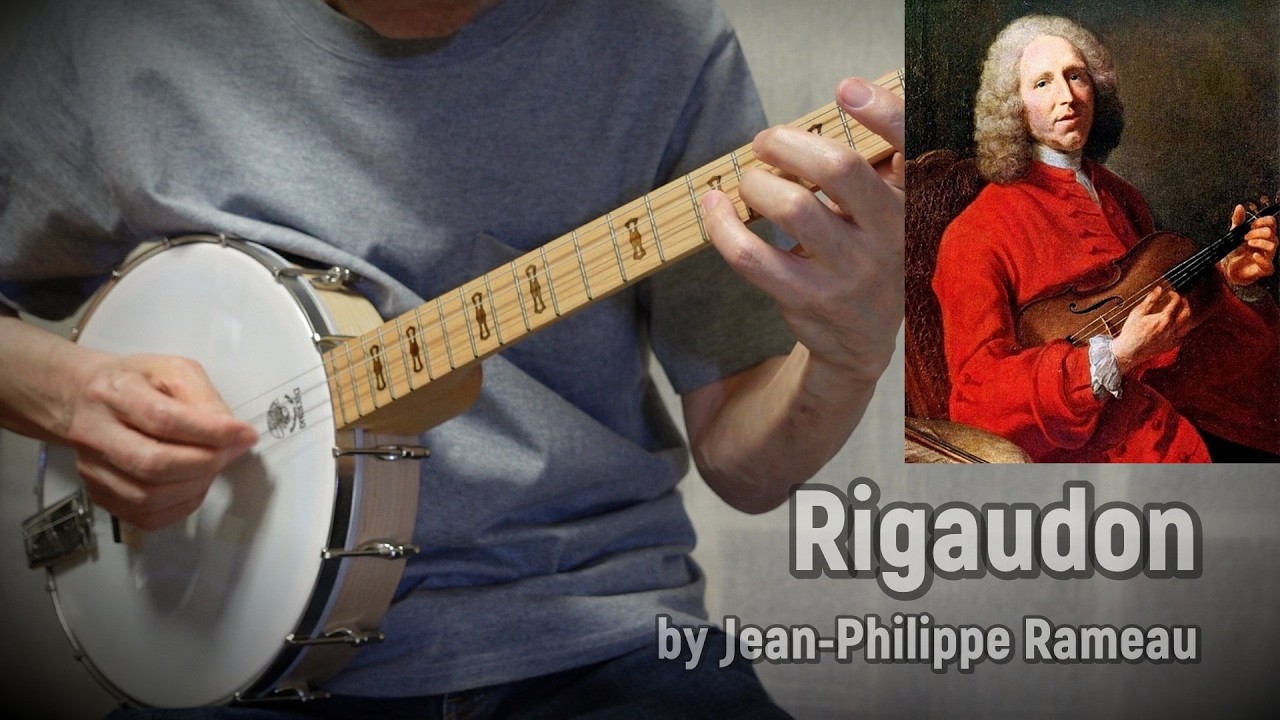 🎶Rigaudon (Jean-Philippe Rameau) - Solo Tenor Banjo　🎶リゴードン (ジャン＝フィリップ・ラモー) - ソロ・テナーバンジョー - 千葉幸成