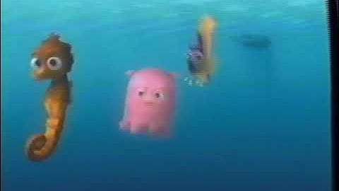 Finding Nemo (2003) part 6: Nemo, Tad, Sheldon & Pearl Sees The Drop Off (VHS Capture)