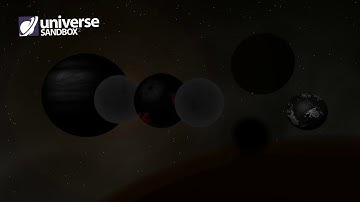 Making A Solar System Out Of Black Objects Remastered, Universe Sandbox ²