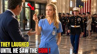 Nurse Came to Watch Her Brother Graduate — Until USMC Commander Saw Her Coin and Froze