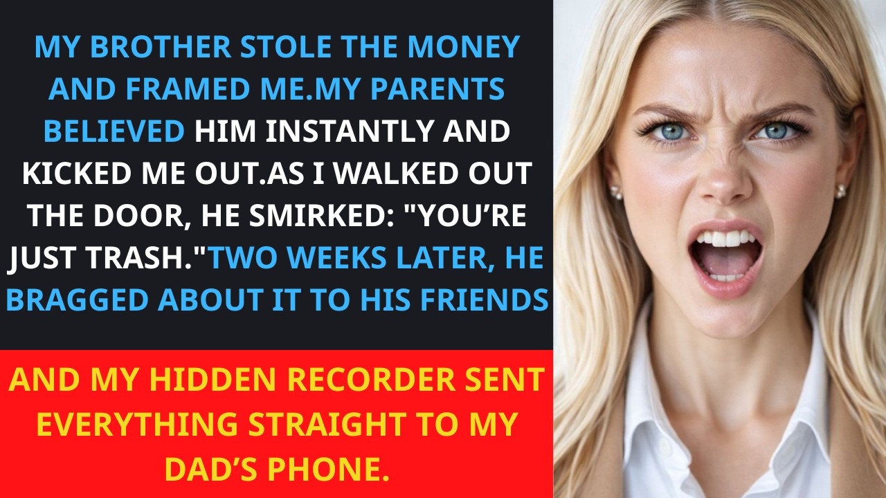 The Golden Boy Framed Me and Left Me Homeless — Ten Days Later, He Bragged to the Wrong Person..