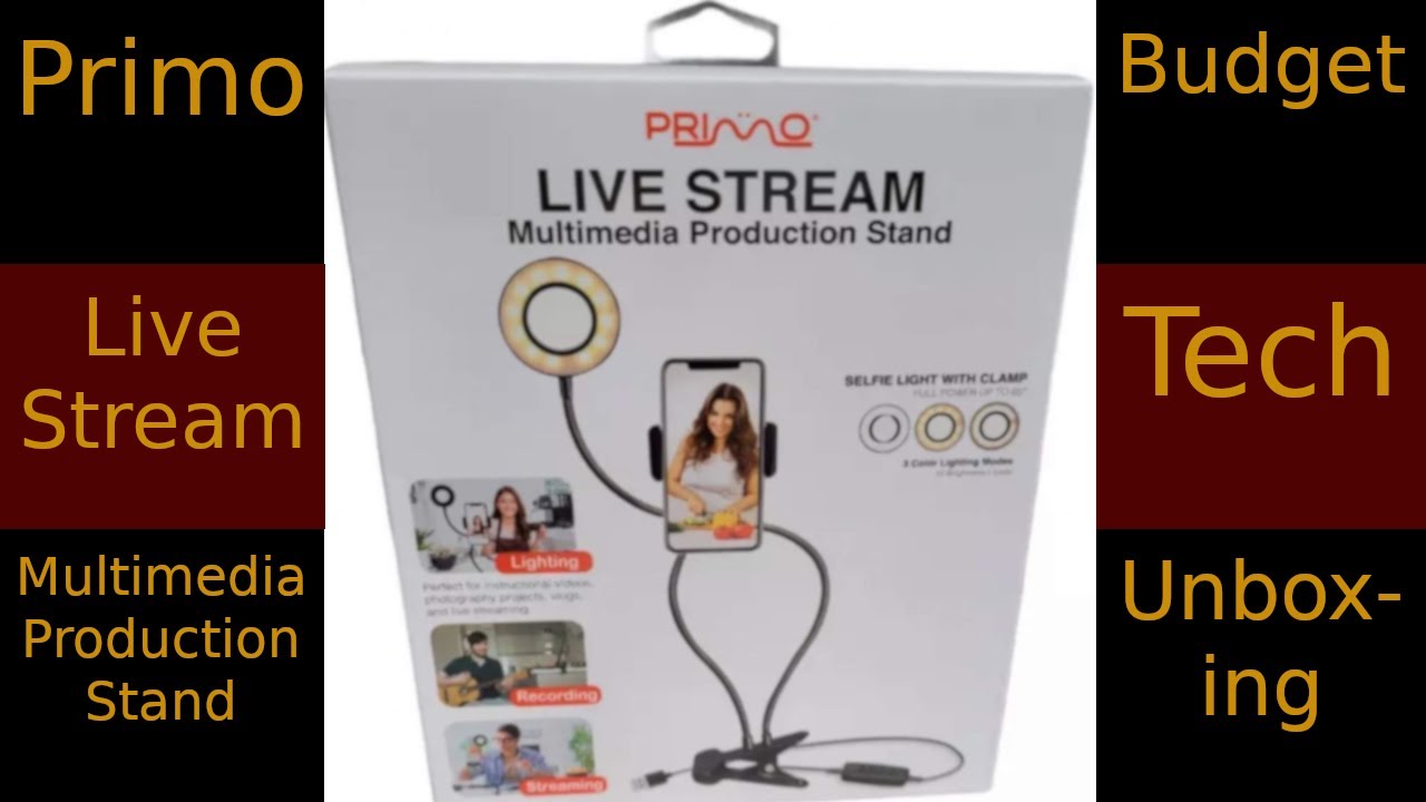 Primo Live Stream Multimedia Production Stand Unboxing