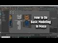 Part 03 - How To Do Basic Modeling in Maya For Beginners