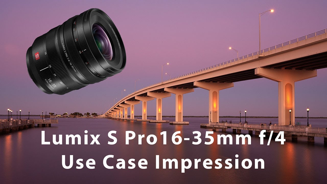 Lumix S Pro 1635mm f/4 lens a use case impression. YouTube