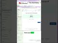Tax Summary in TurboTax Short
