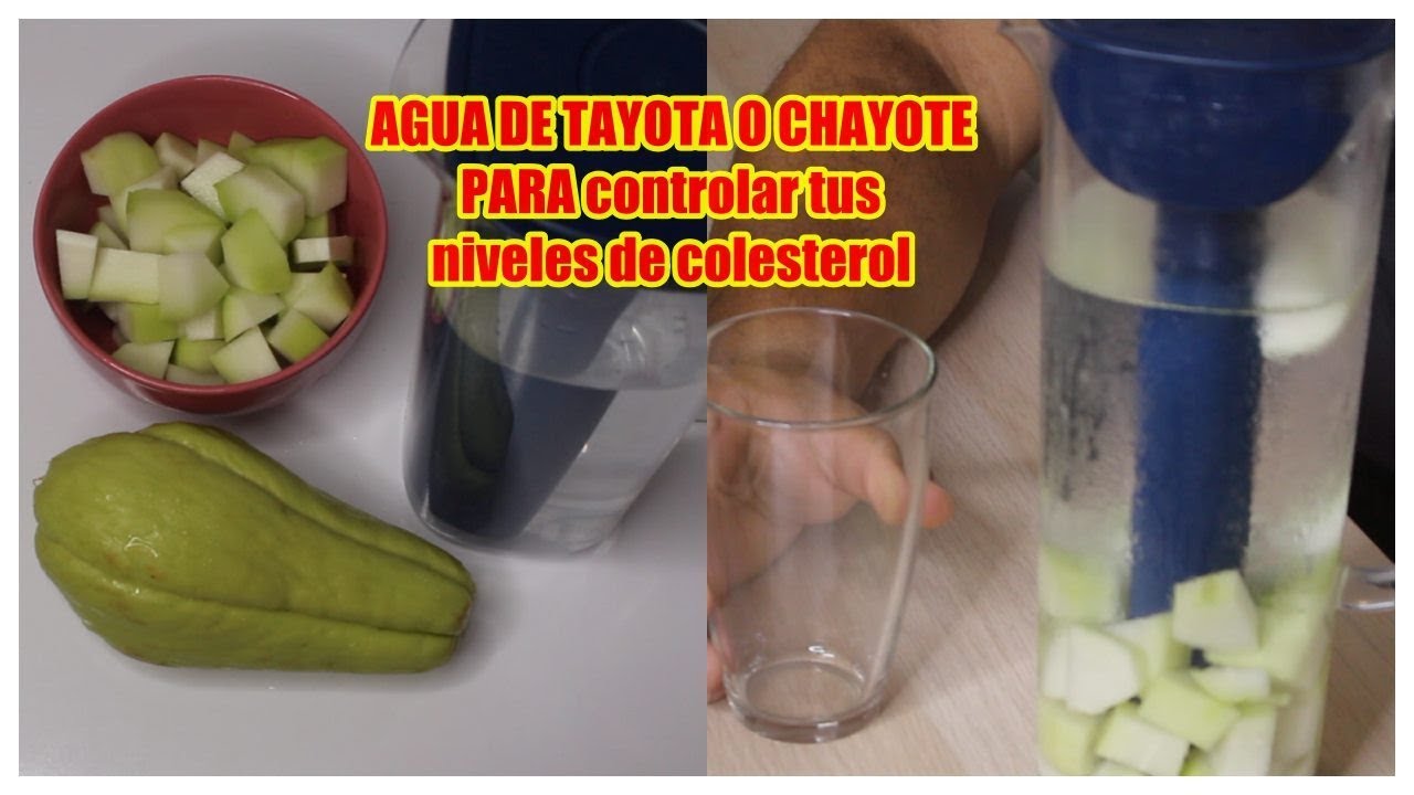 medicina natural para la gastritis AGUA DE TAYOTA O CHAYOTE PARA controlar tus niveles de colesterol