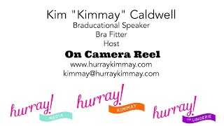 Celebrity Kim "Kimmay" Caldwell Bra Fitting and Hosting Reel Net Worth