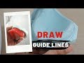 Guide lines for the maxillary cast | CHEAT LINES