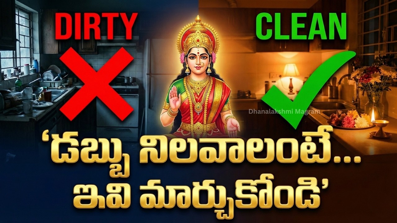 వంటగదిలో ఈ తప్పులు చేస్తున్నారా? అందుకే ఇంట్లో డబ్బు నిలవట్లేదు! 😱