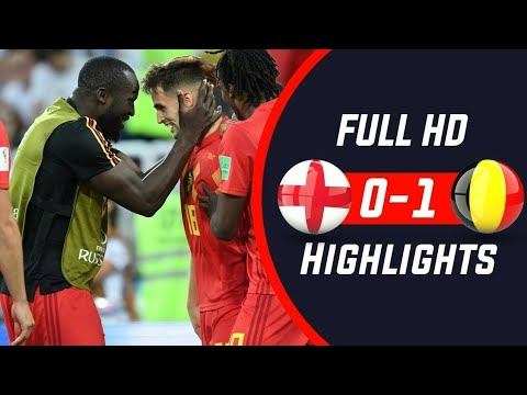 inggris vs belgia - highlight + goal pada match 3 piala dunia 2018 grup G