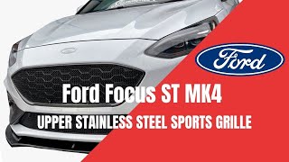 How To - Mk4 Focus St Upper Grille Fitting Video Zunsport