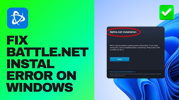[Easy Guide] Fix Battle.net Installation Error on Windows