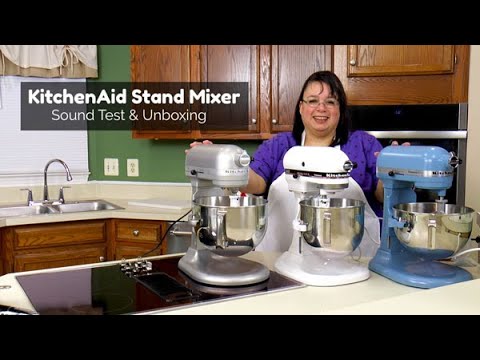 KitchenAid Stand Mixer Sound & Unboxing | Pro Professional Plus, Pro 500 | Mixer Review - YouTube