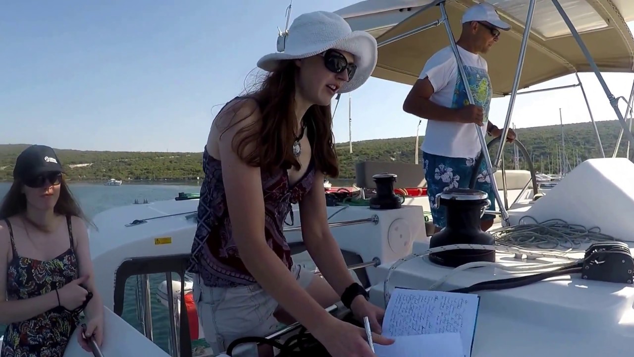 First week aboard WaveRider with 2 of our daughters